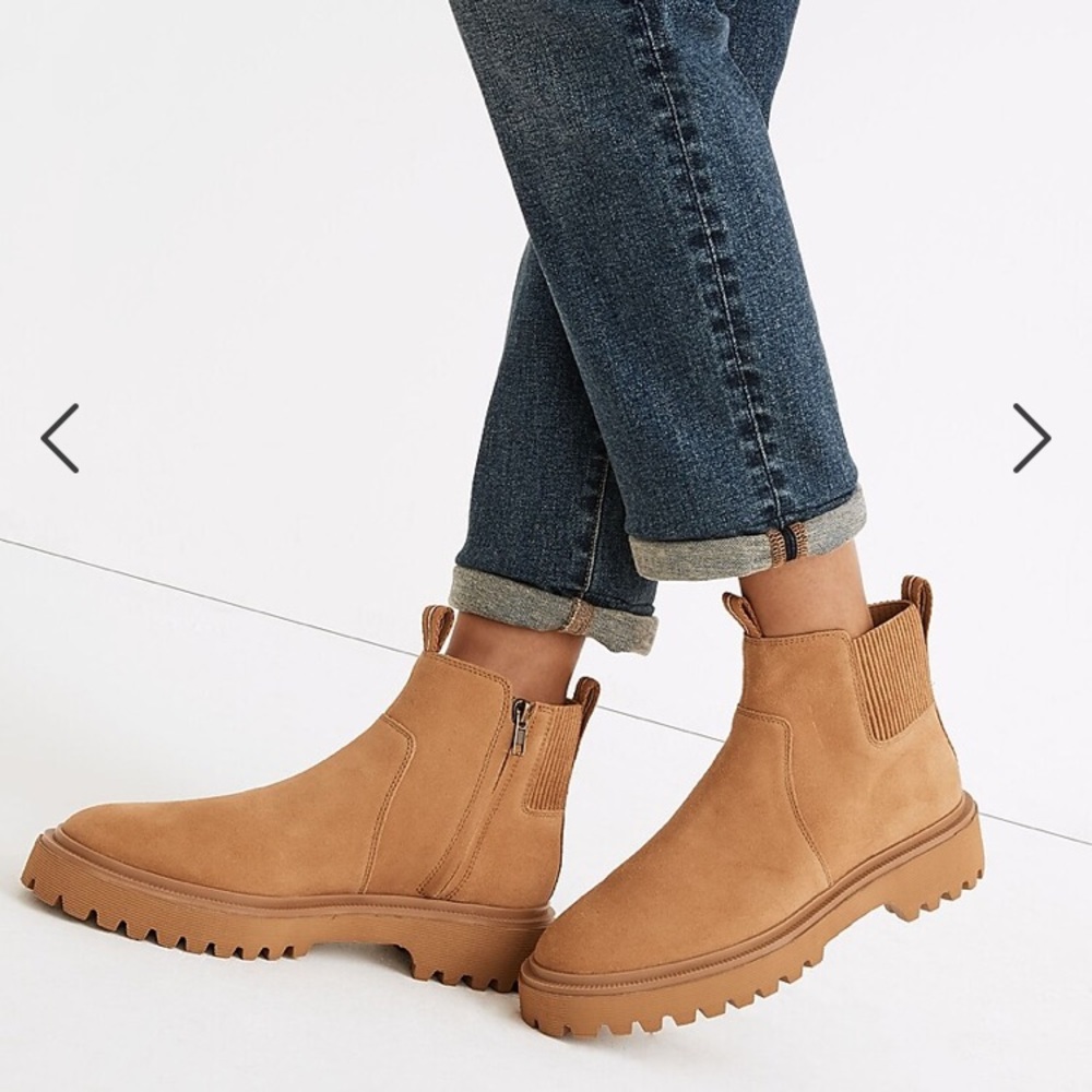 Madewell Henry Lug Sole Suede Boot
